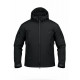 Демісезонна тактична куртка Soft Shell Silver Knight Windstoper чорна ОР1232
