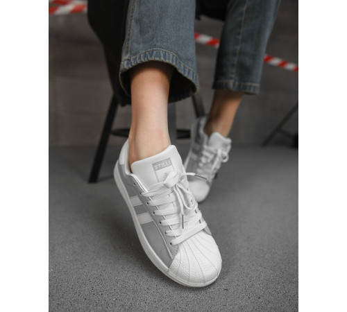 Жіночі кросівки STAR grey /white НП5012