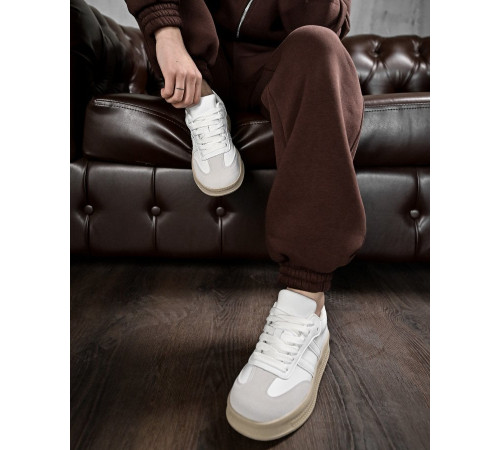 Жіночі кросівки samba white/grey НП4930 за 605 грн