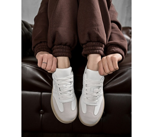 Жіночі кросівки samba white/grey НП4930 за 605 грн