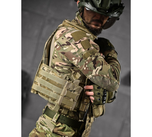 Плитоноска 4 швидких скидання з напашником Cordura піксель ДЛ63965