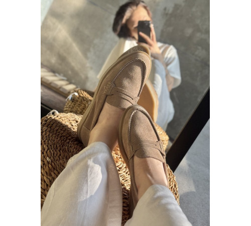 Women's loafers cream DL7295