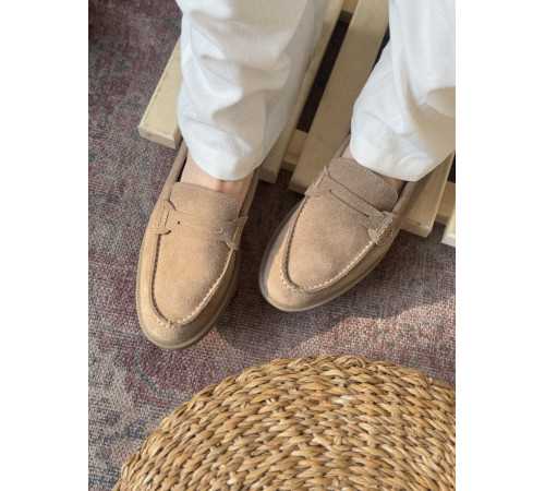 Women's loafers cream DL7295