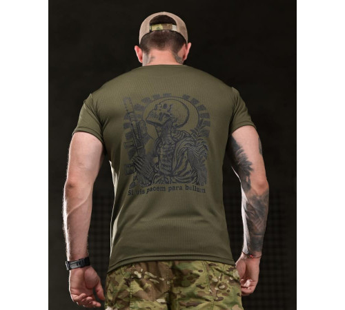 Тактична футболка BORN OF WAR para bellum олива ВТ4746