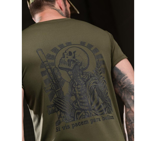 Тактична футболка BORN OF WAR para bellum олива ВТ4746