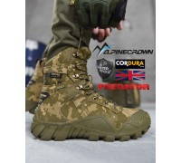Тактичні черевики ALPINE CROWN MILITARY PREDATOR піксель ВТ0997