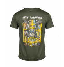 Tactical t-shirt SELION Unlocked olive TR6781