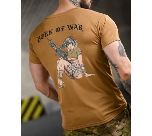 Тактична футболка BORN OF WAR woman cayot ВТ4712 за 549 грн