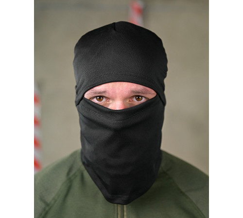 Літня балаклава coolmax black ПП7669