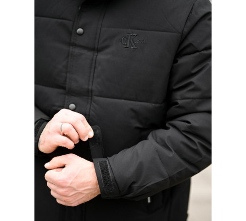 Зимова чоловіча куртка CK black ВТ6907