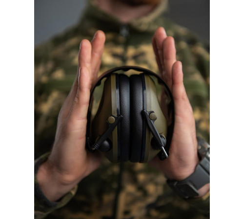Активні тактичні навушники Tactical 6S oliva П3-0! за 1375 грн