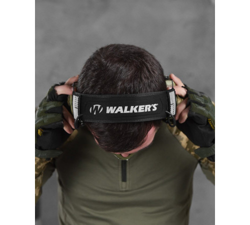 Навушники активні тактичні шумоподавлюючі Walker's Razor Slim Оливковий ВН1022