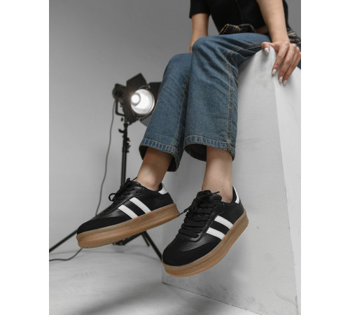 Кросівки жіночі Campus black/white НП4931