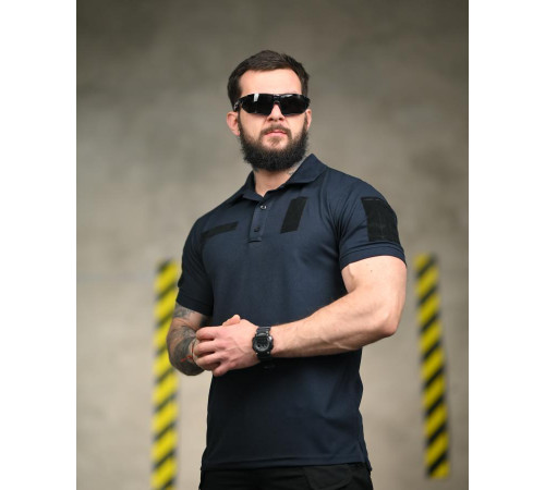 Тактичне поло (Lacosta Sport) PATRIOT синій ВТ5443 за 879 грн