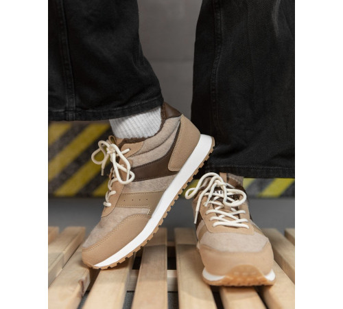 Зимові жіночі кросівки NEX beige CX1760-2 ВТ7712