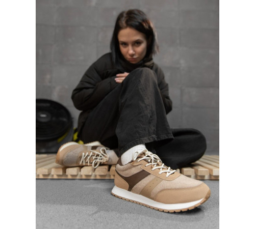 Зимові жіночі кросівки NEX beige CX1760-2 ВТ7712
