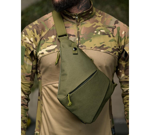Тактична сумка-слинг Olive Silver knight oliva ВТ4781