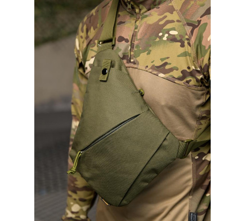 Тактична сумка-слинг Olive Silver knight oliva ВТ4781