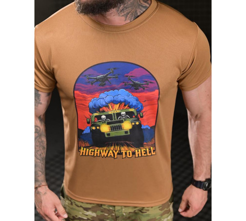 Тактична футболка BORN OF WAR highway coyot ВТ4748