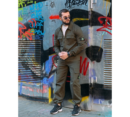 Костюм Stone island haki РА5073