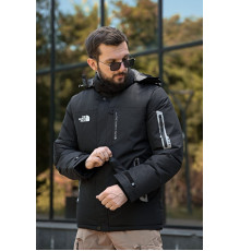 Чоловіча куртка The North Face black з підкладкою OMNI-HEAT ПП7850