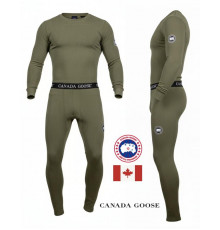Зимня чоловіча термобудіжка CANADA GOOSE олива ПП8164