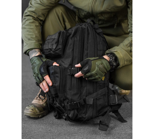Тактичний рюкзак штурмовий 25л black ВТ6613
