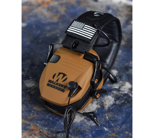 Активні навушники для стрільби WALKER'S RAZOR SLIM SHOOTER coyot ВТ1124