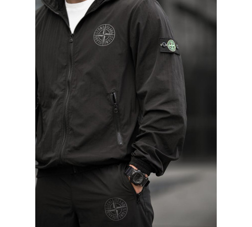 Чоловічий спортивний костюм ST injastis total black ТР6719