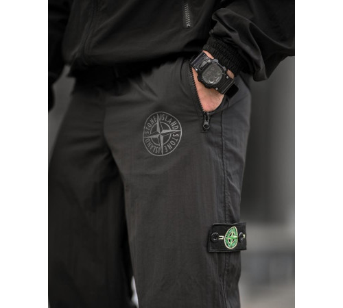 Чоловічий спортивний костюм ST injastis total black ТР6719