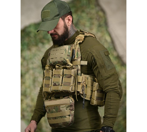 Плитоноска 7.62 з рюкзаком Multicam ТР6021