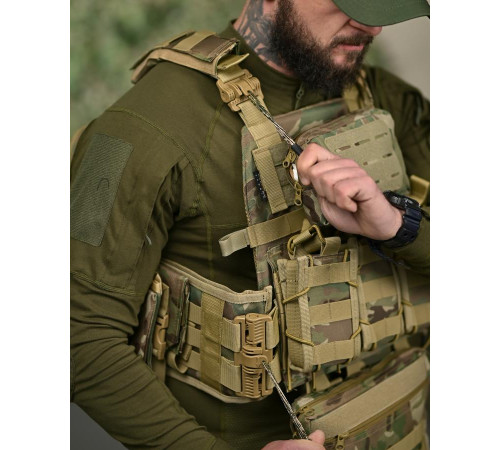 Плитоноска 7.62 з рюкзаком Multicam ТР6021