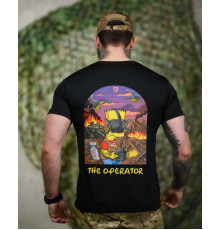 Тактична футболка SELION the operator black РП7352