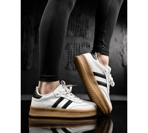 Жіночі кросівки samba white/black НП4942