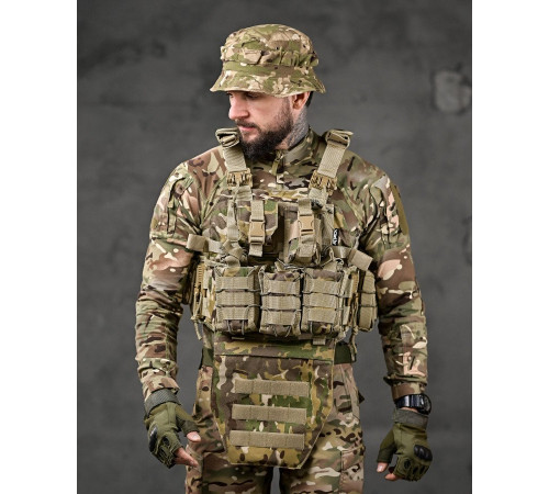 плитоноска 4 швидких скидання Cordura мультикам ВТ7929