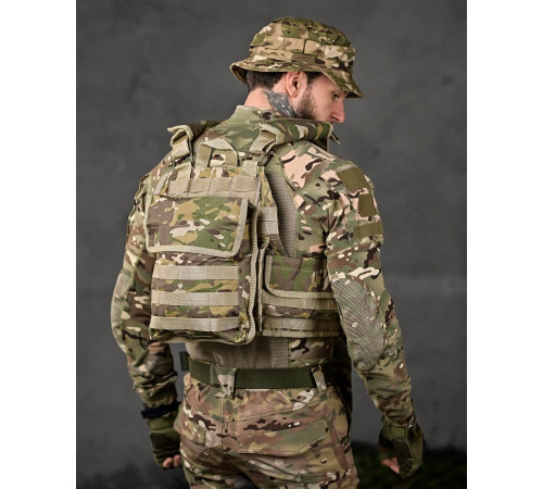 плитоноска 4 швидких скидання Cordura мультикам ВТ7929