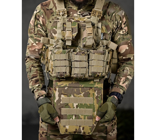 плитоноска 4 швидких скидання Cordura мультикам ВТ7929