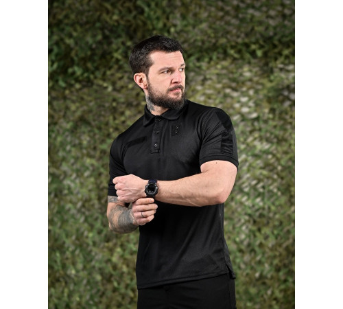 тактична футболка polo PATRIOT black ВР6347 за 879 грн