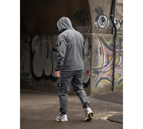 Спортивний костюм анорак Si KLAN grey ВТ4663