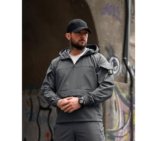 Спортивний костюм анорак Si KLAN grey ВТ4663