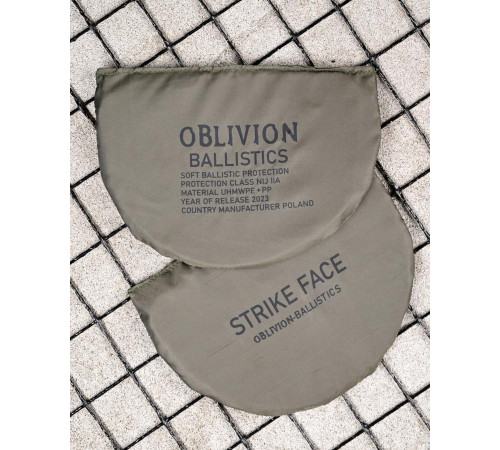Балістичний пакет напашник oblivion витримує 9мм кулю ВТ5024 за 549 грн