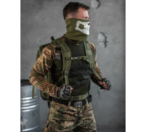 РЮКЗАК ТАКТИЧНИЙ 2Е, 45Л, LASER CUT silver knight oliva