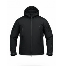Демісезонна тактична куртка Soft Shell Silver Knight Windstoper чорна ОР1232