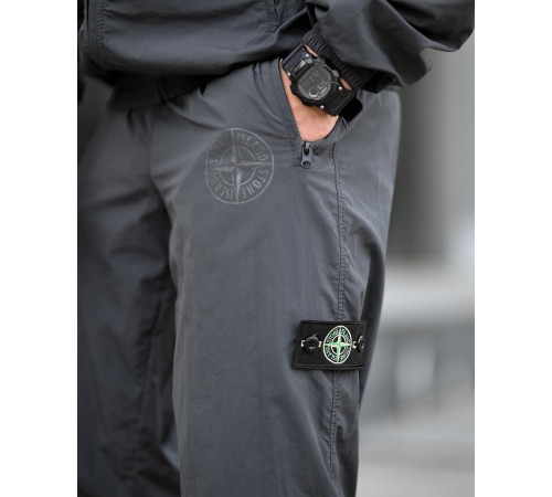 Чоловічий спортивний костюм ST injastis темно-сірий ТР6720