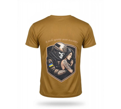 Тактична футболка SELION всесвіт кайот ДЛ6544 за 549 грн