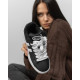 Жіночі кросівки sandra black /white НВ670-10 хутро ТР6260