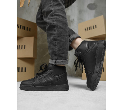 Зимові жіночі кросівки black AD500-1 ВТ0576