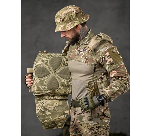 плитоноска 4 швидких скидання Cordura піксель ВТ7930