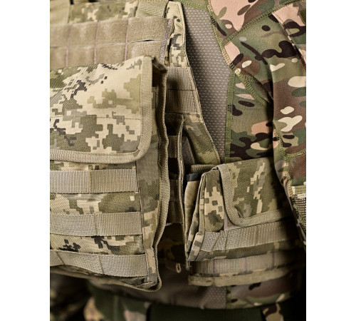 плитоноска 4 швидких скидання Cordura піксель ВТ7930