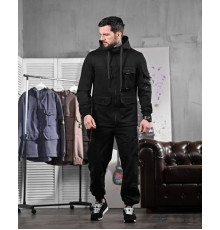 Чоловічий спортивний костюм Stone black ДЛ6300